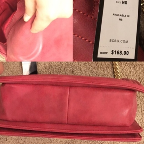 BCBGMAXAZRIA Paris Shoulder Bag- Tomato red - Picture 6 of 8